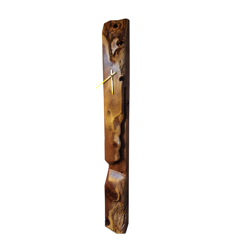 Acacia wall clock
