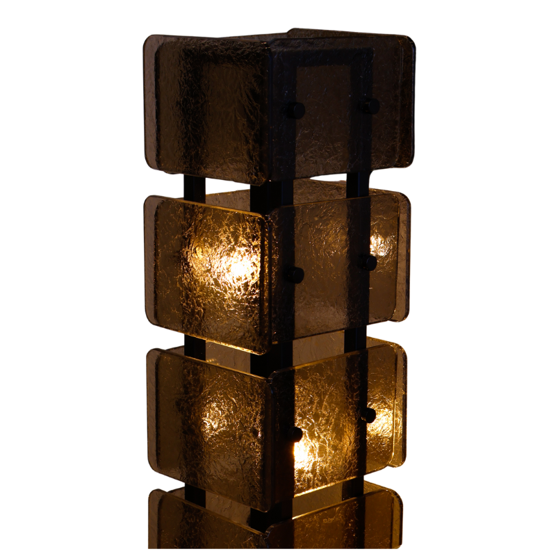 Amber Stack Glow Floor Lamp