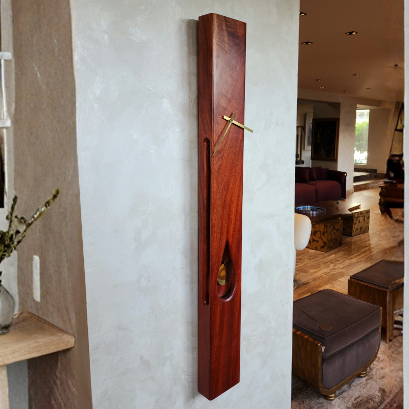 Padauk wall clock 2