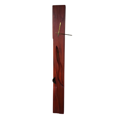Padauk wall clock