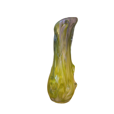 Lime twist vase