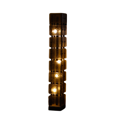 Amber Stack Glow Floor Lamp